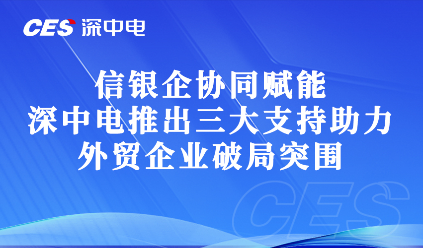政信银企协同赋能，深中电推出三大支持助力外贸企业破局突围